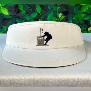 Unisex visor with adjustable strap